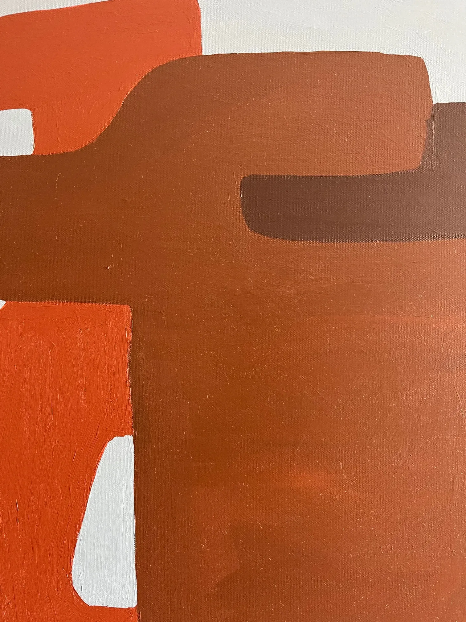 Abstract painting "quiet structure" 55x45cm by Bodasca