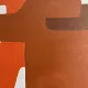 Abstract painting "quiet structure" 55x45cm by Bodasca