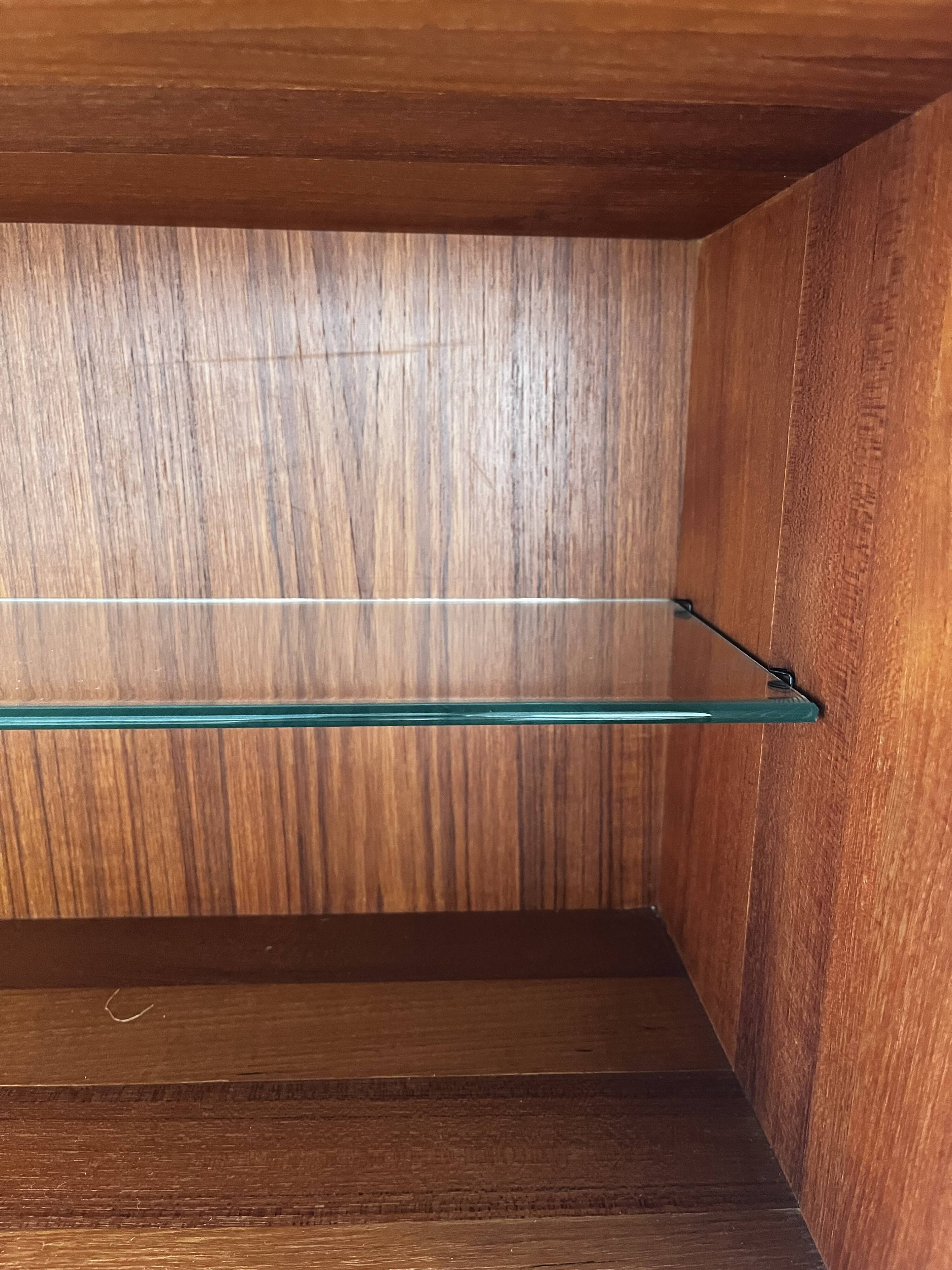 A wall unit with 4 compartments by Poul Cadovius, Denmark, 1960s.