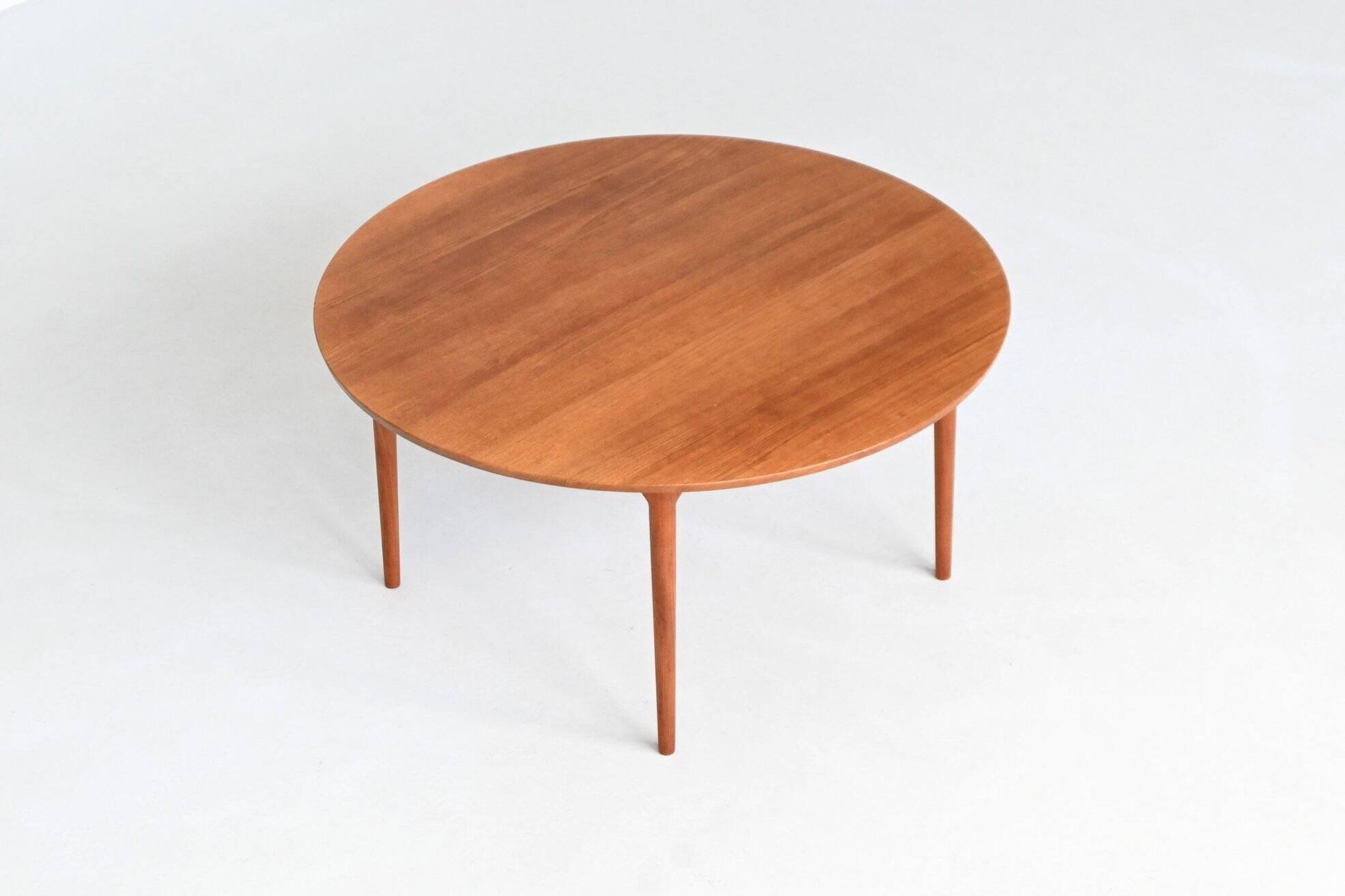 France & Son round dining table in teak Cado Denmark 1960
