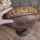 Vintage leather rugby ball