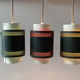 Set of three Vintage Pendant Lamps 1960's Made in Denmark