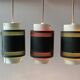 Lot de 3 suspensions, années 1960 Made in Denmark