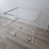 Rolling table by David Lange for Les invisibles du Marais 1970s