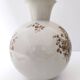 Ivory Ceramic Vase with Brown Floral Details by Rosenthal, Italy