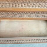 Chest of drawers vintage foot compass 3 drawers