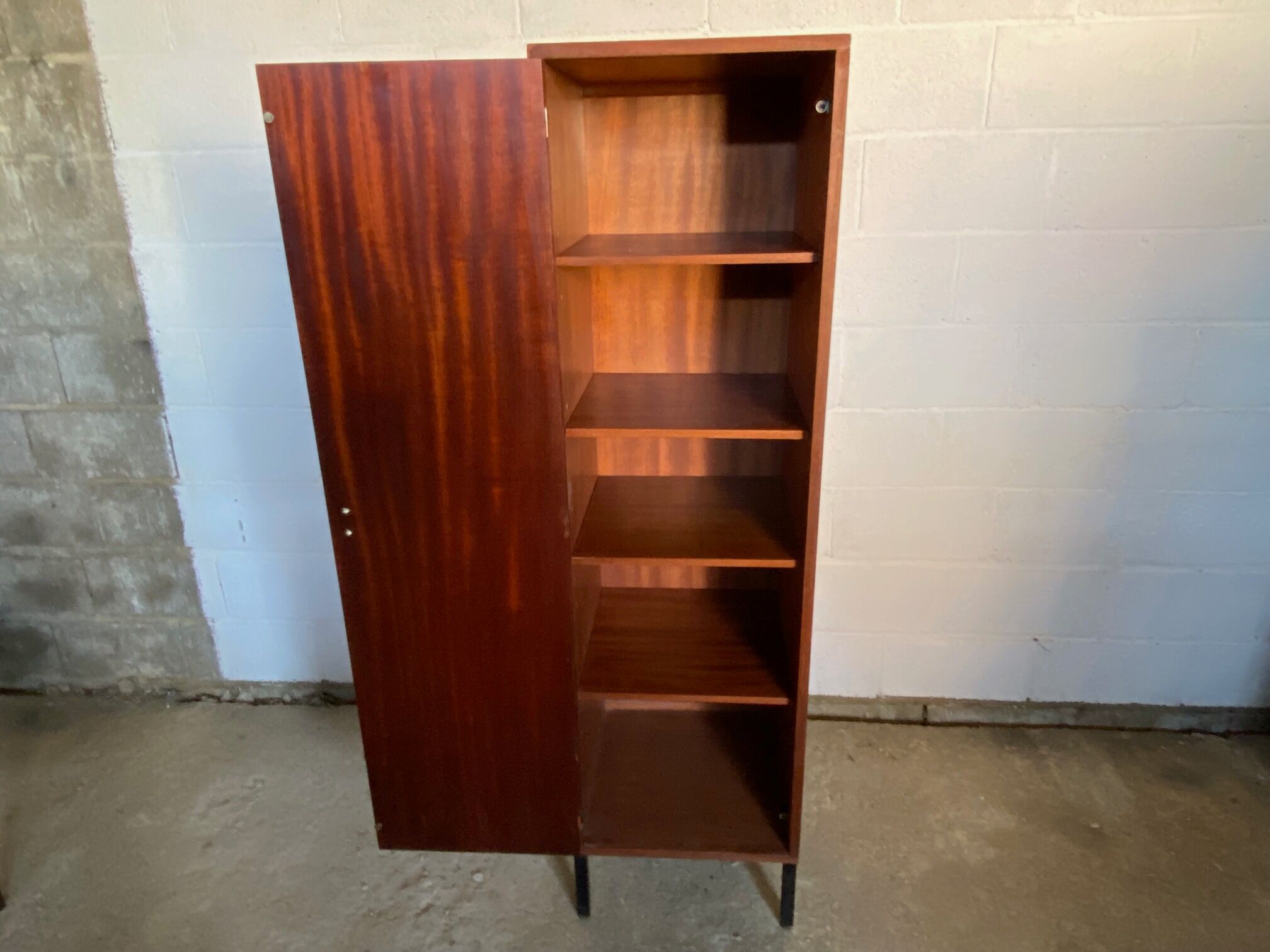 High cabinet one teak door 60s