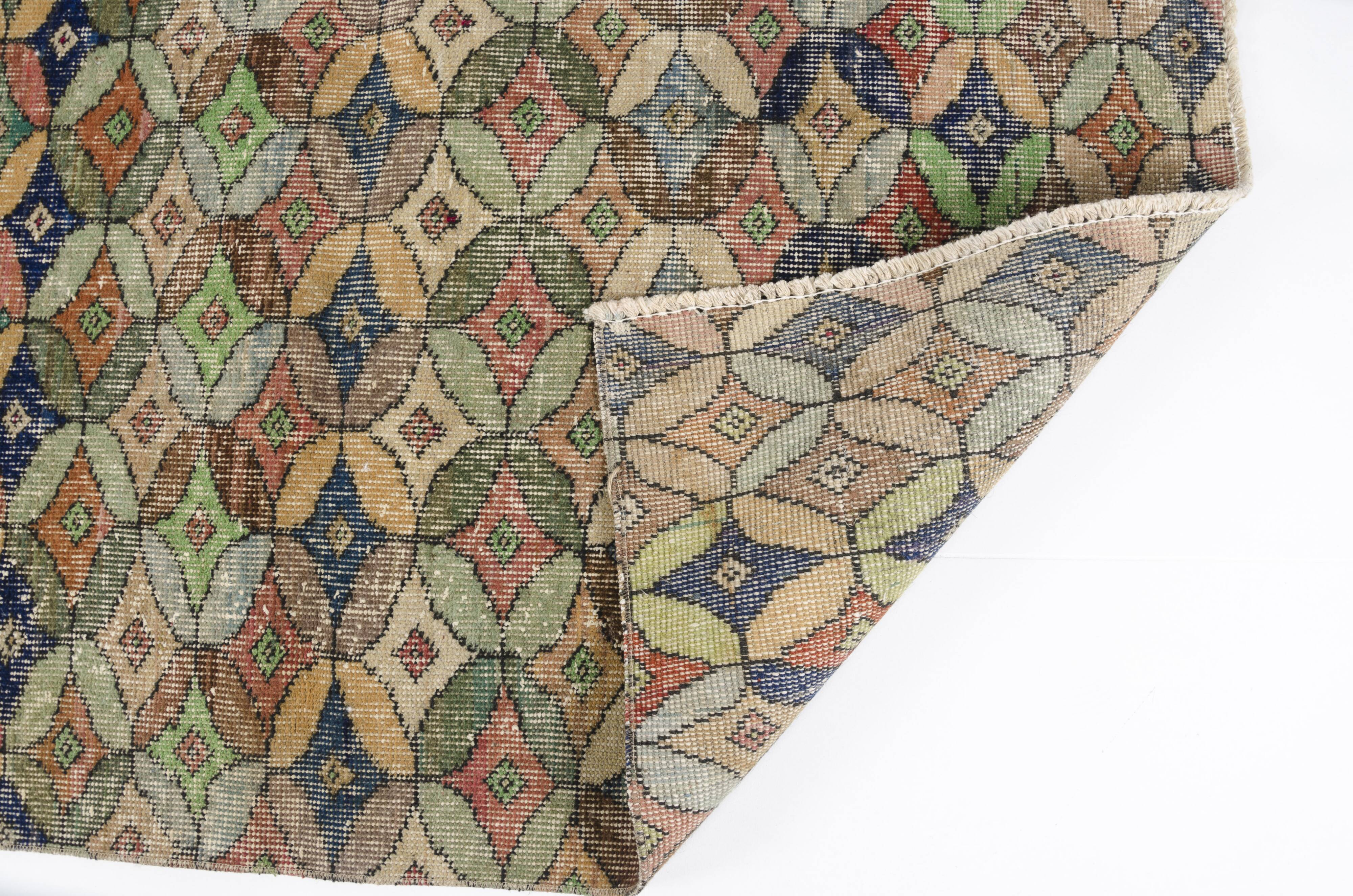 Geometric Anatolian Turkish WOOL rUG  sku1088