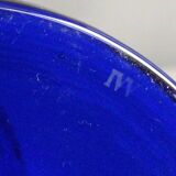 Crystal vase in the shape of horn of plenty, signed lVV