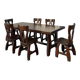Dining table and 6 chairs by Guillerme and Chambron