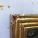 Mirror in between ancient gold leaf 31x97cm