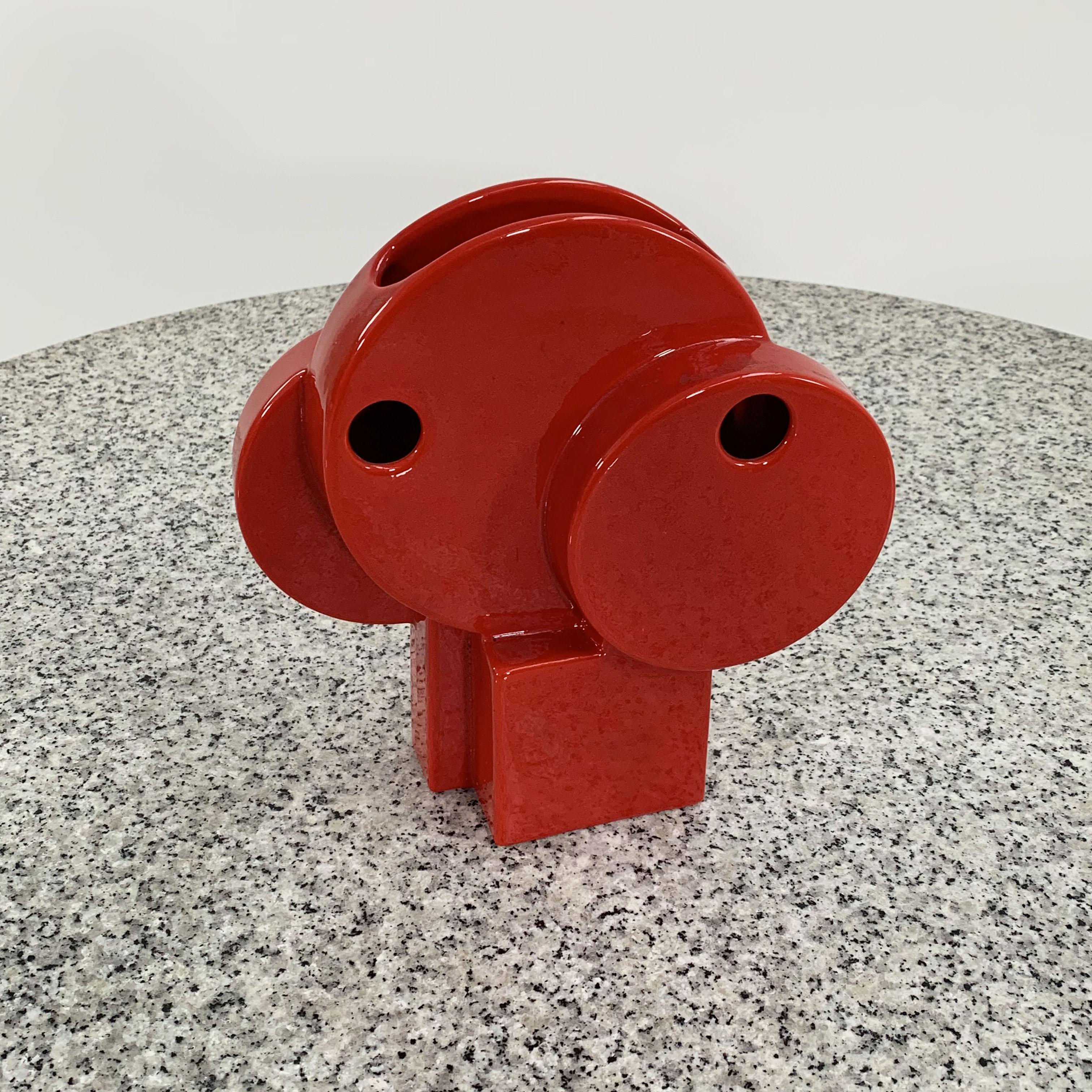 Italian ceramic vase, 1980