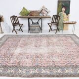 8x11 Blush Pink Oversize Persian Rug, 247x349Cm
