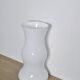 Mouth blown Holmegaard large white glass floor vase by Erik Bagger