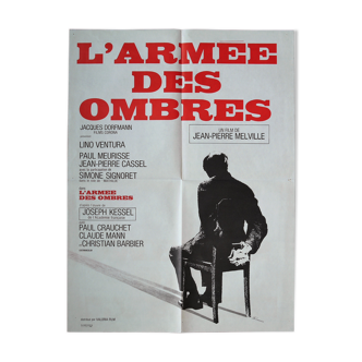 Original movie poster "The Army of Shadows" Melville