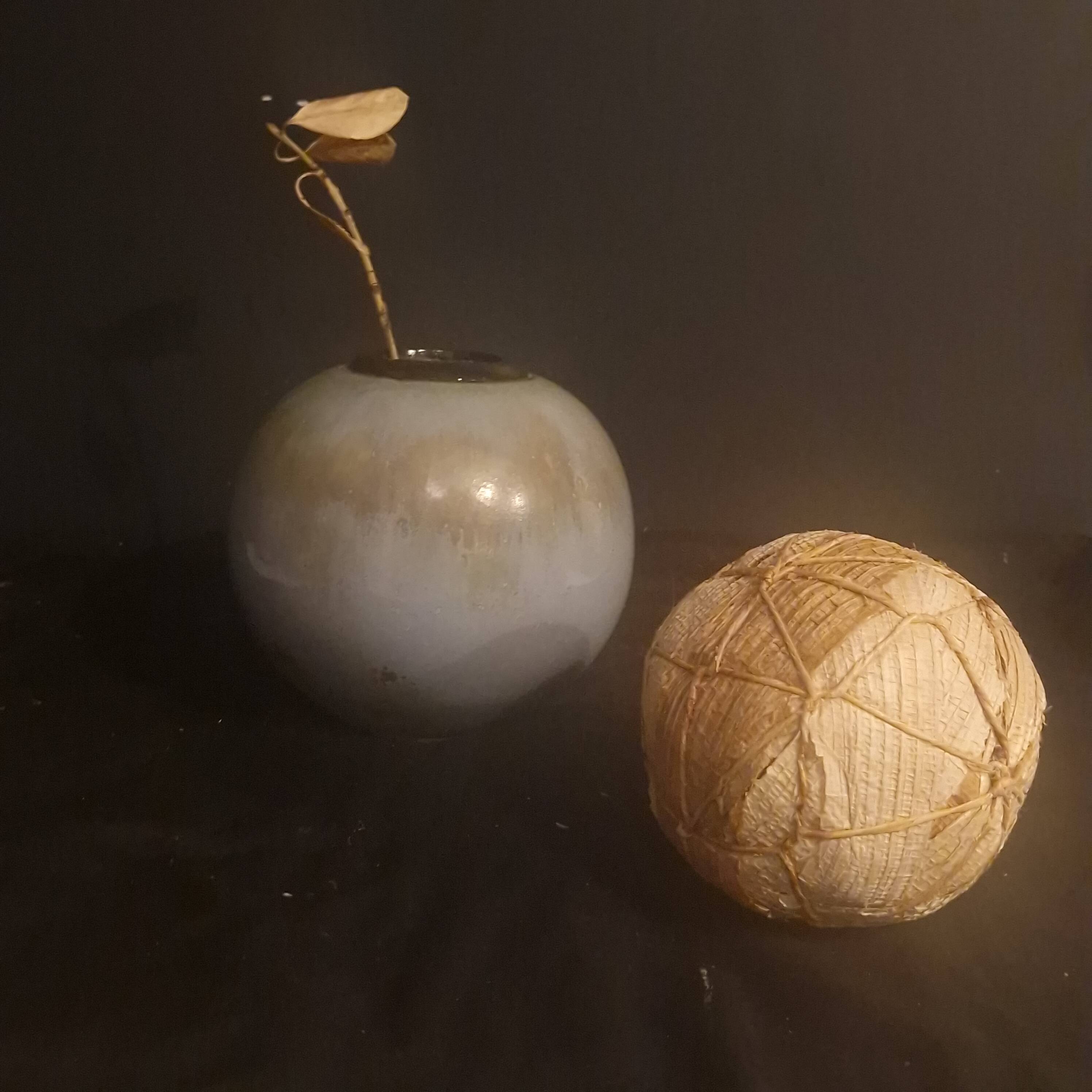 Vase boule Art Déco  A Gentil et F.E Bourdet