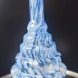 Blown glass bottle, Clichy glassworks, 20th century