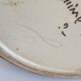 Sandstone teapot signed HB Quimper
