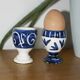 2 vintage Italian ceramic egg cups