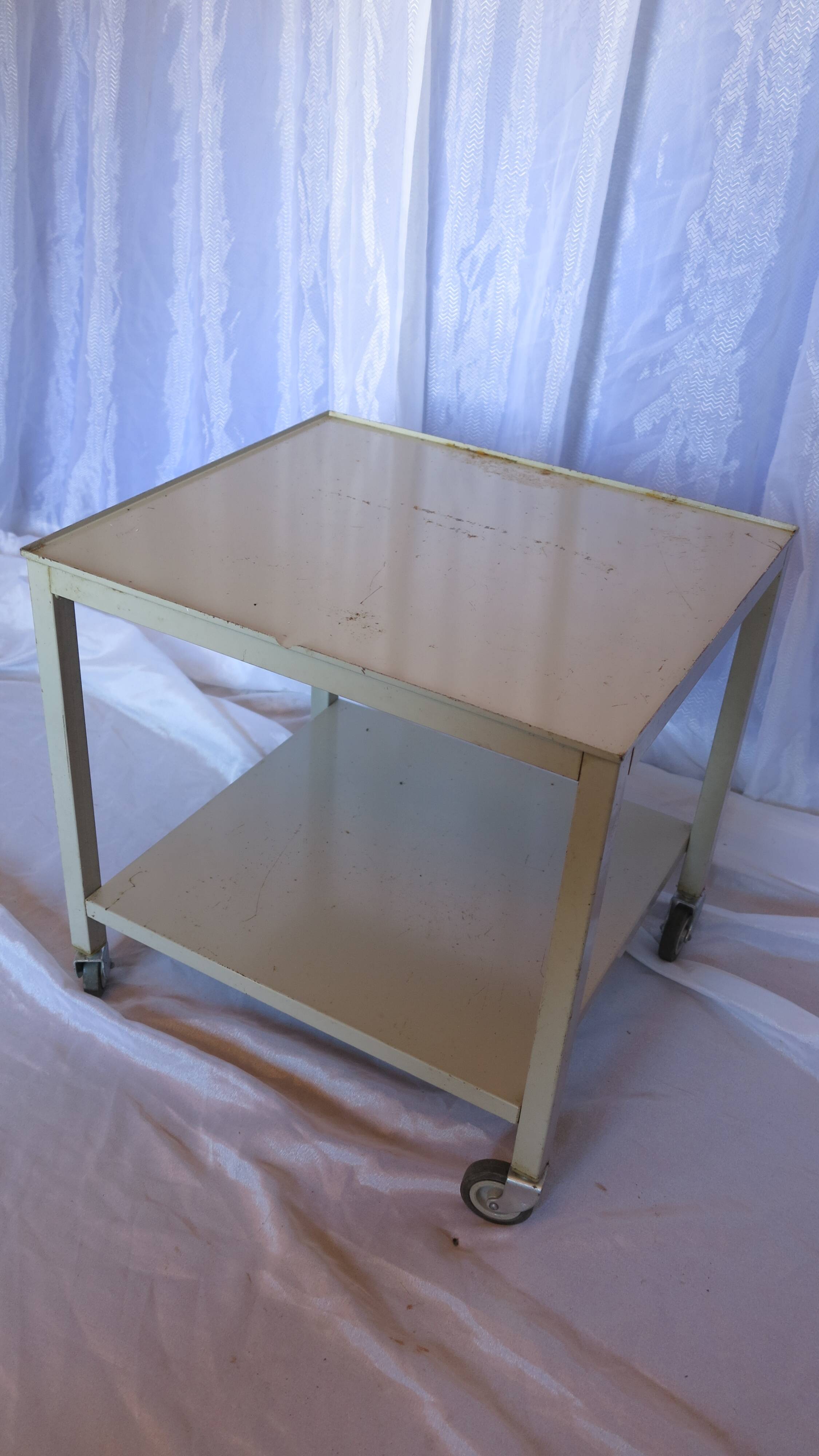 desserte roulante basse d'atelier