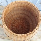 wicker laundry basket