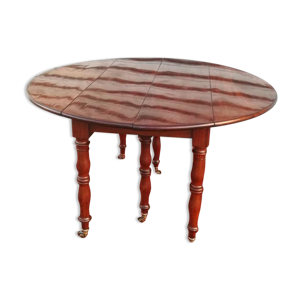 Table 6 pieds en acajou