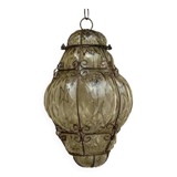 Murano Venetian type security pendant light.