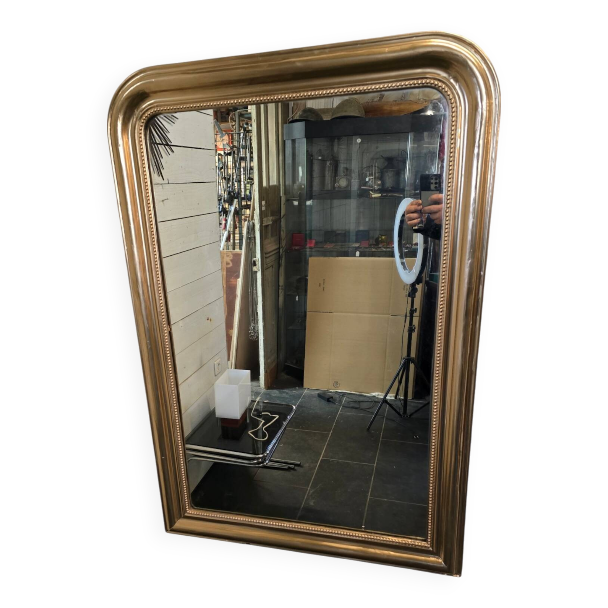 Louis Philippe style gilded mirror