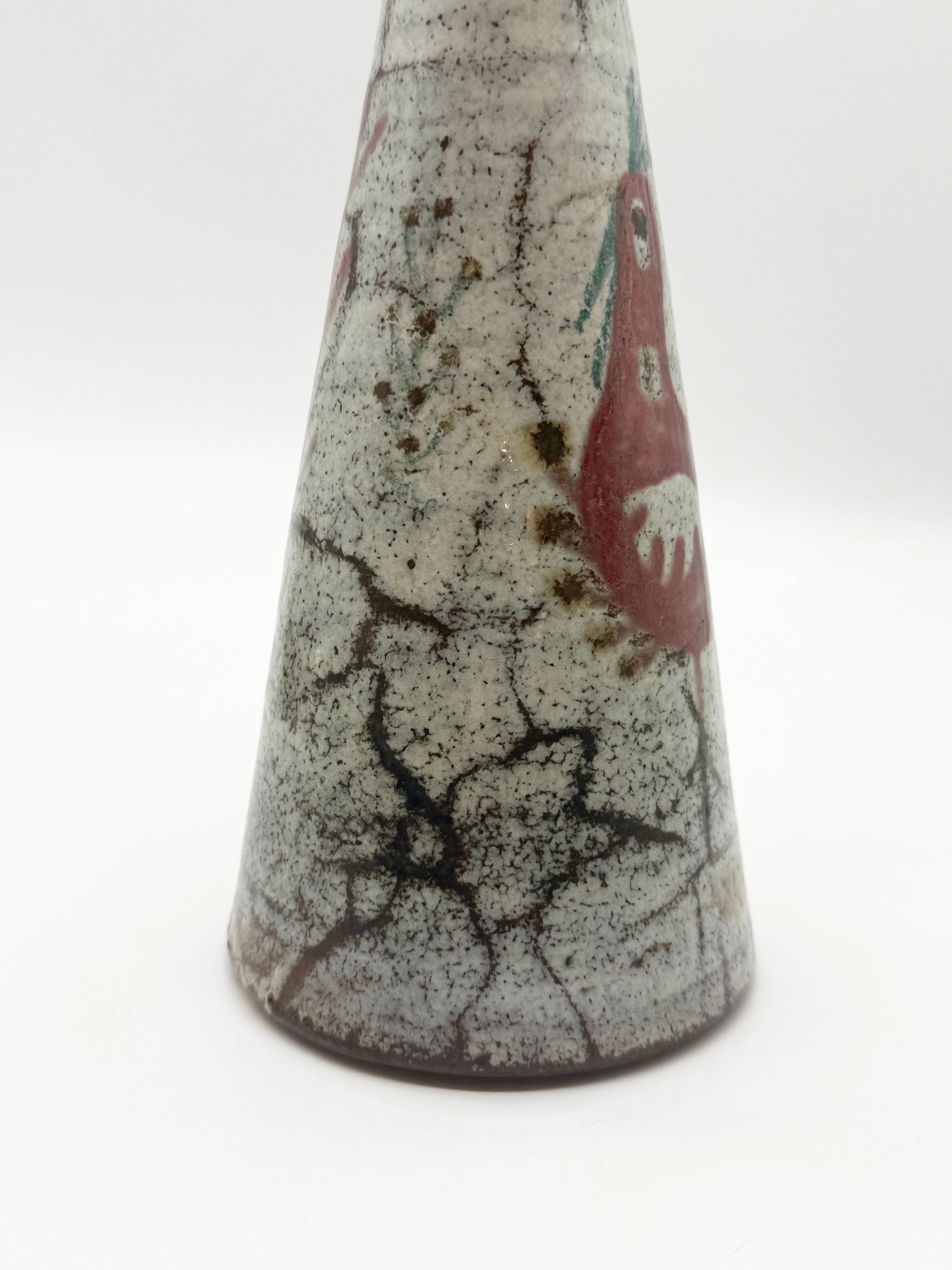 Ceramic pitcher converted into a lamp — Gustave Reynaud, 1950s