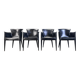 Vela dining chairs by Carlo Bartoli for Matteo Grassi, 1980s