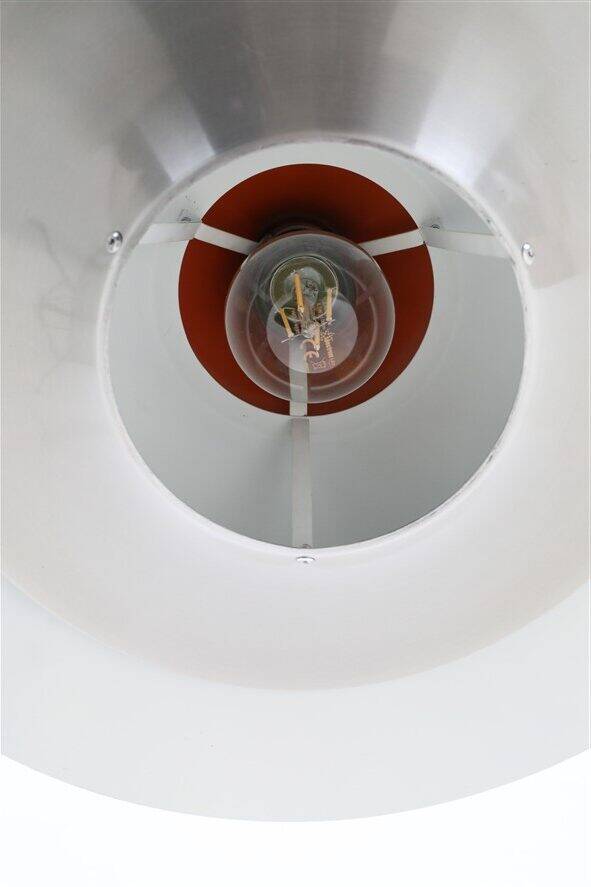 Mid-century Space Age pendant lamp / Danish modern design / 1960s / 1970s
