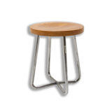 Bauhaus tubular stool, Robert Slezák, 1930´s, Czechoslovakia