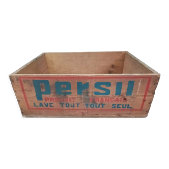 Vintage wooden box parsley soap antique grocery store