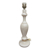 Lamp base made of genuine alabaster.