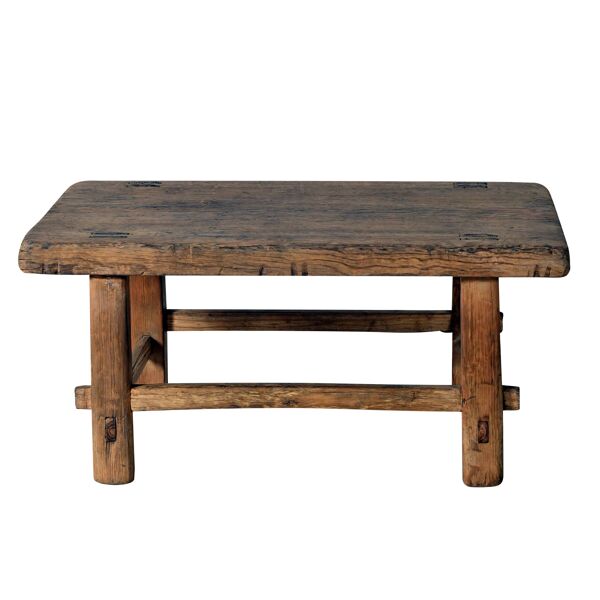 Fuzhou - Petite table basse chinoise ancienne en orme n°1