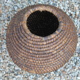 Charentaise woven straw pan