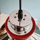 Chromed metal pendant lamp, Scandinavian design, 70s