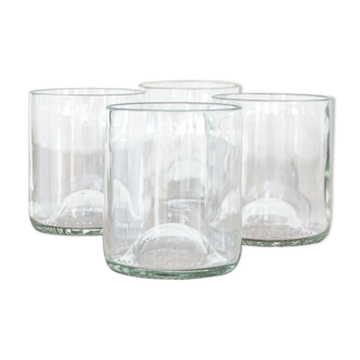 Lot de 4 verres de 25cl - Pack Q de bouteilles - Short Drink Danser