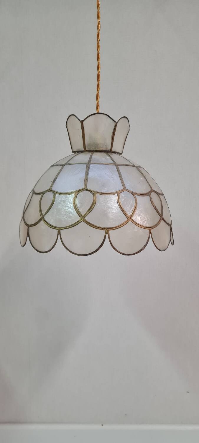 Suspension in brass and mother-of-pearl 1940