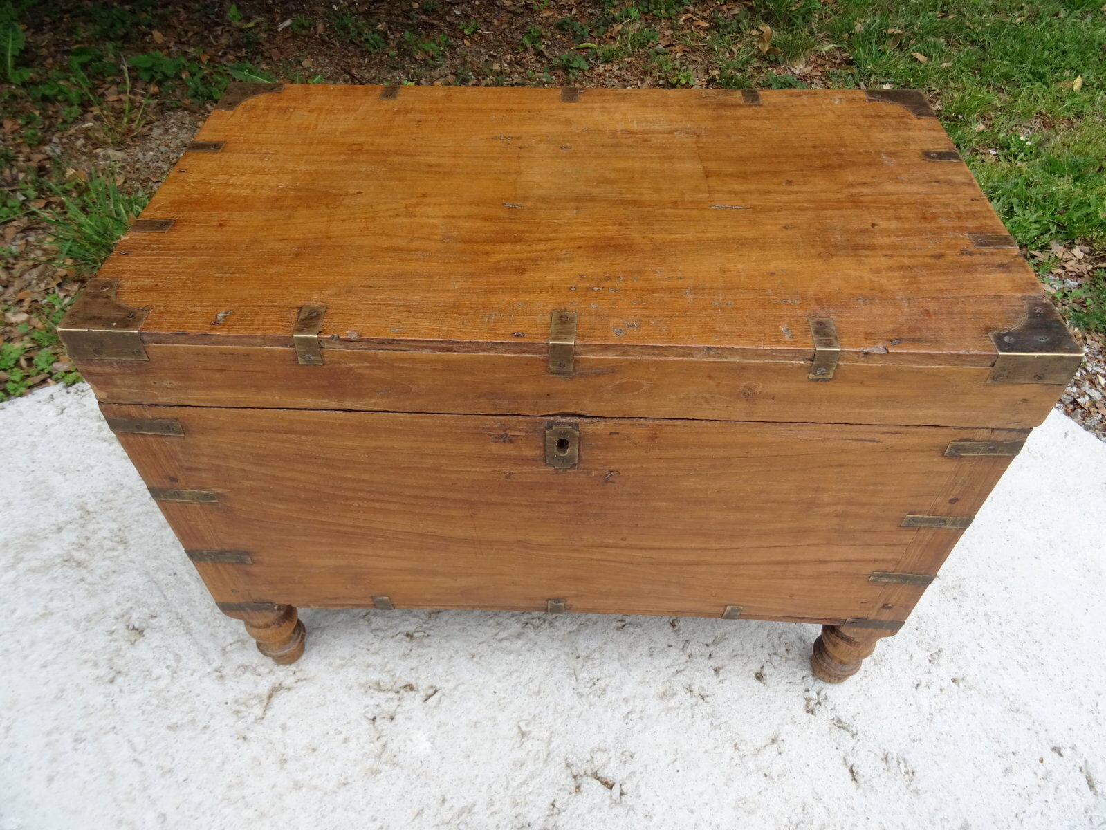 Naval officer chest in camphor