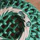 Ceramic basket / Green openwork bowl – Pichon Uzès