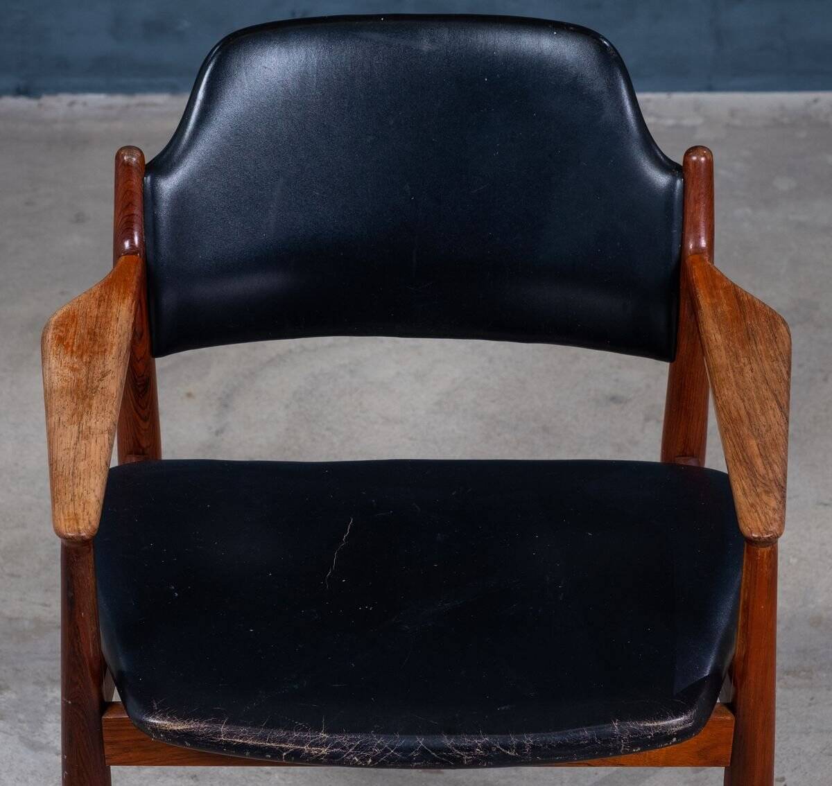 Mid-Century Armchair in Rosewood by Arne Vodder, Denmark, 1960s