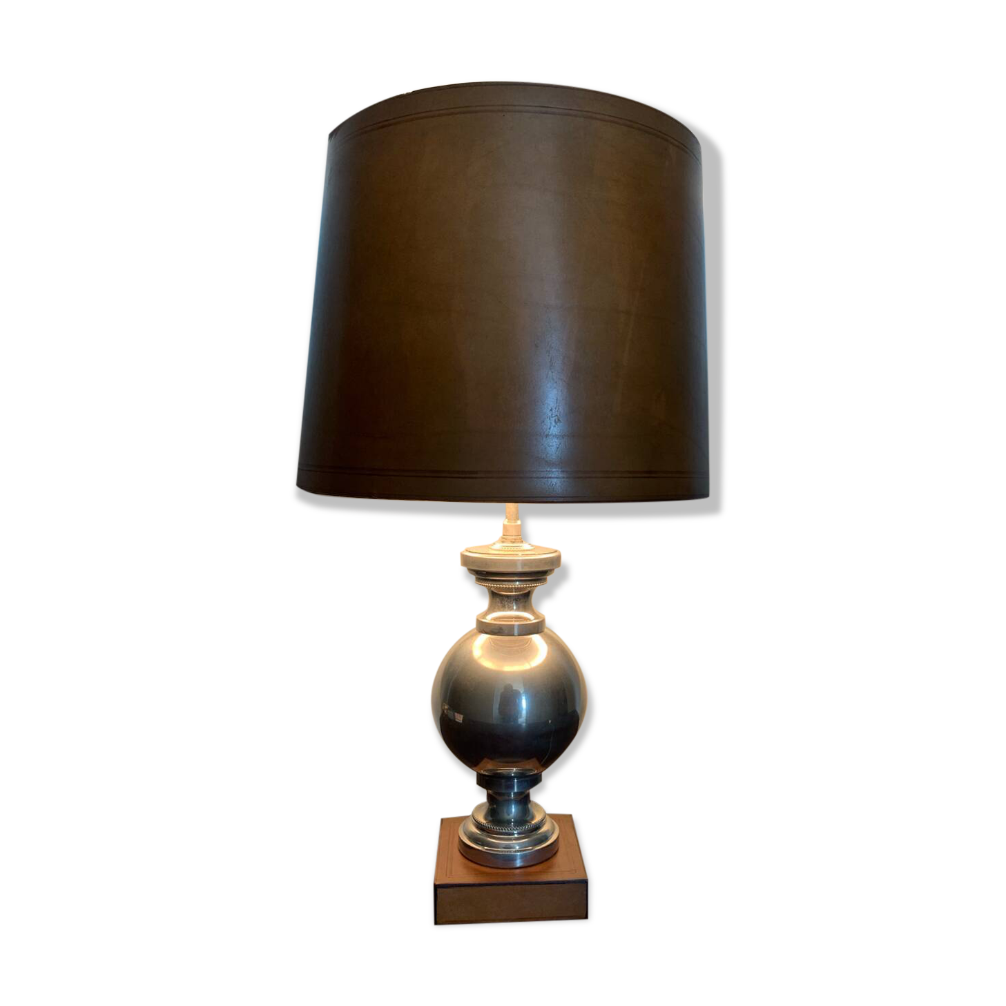 Lamp in the style of Philippe Barbier.