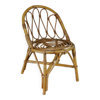 Children's rattan chair