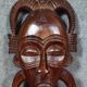 Grand African mask in carved wood – Tribal art – H 61 cm - 20th century