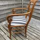 Antique wooden armchair
