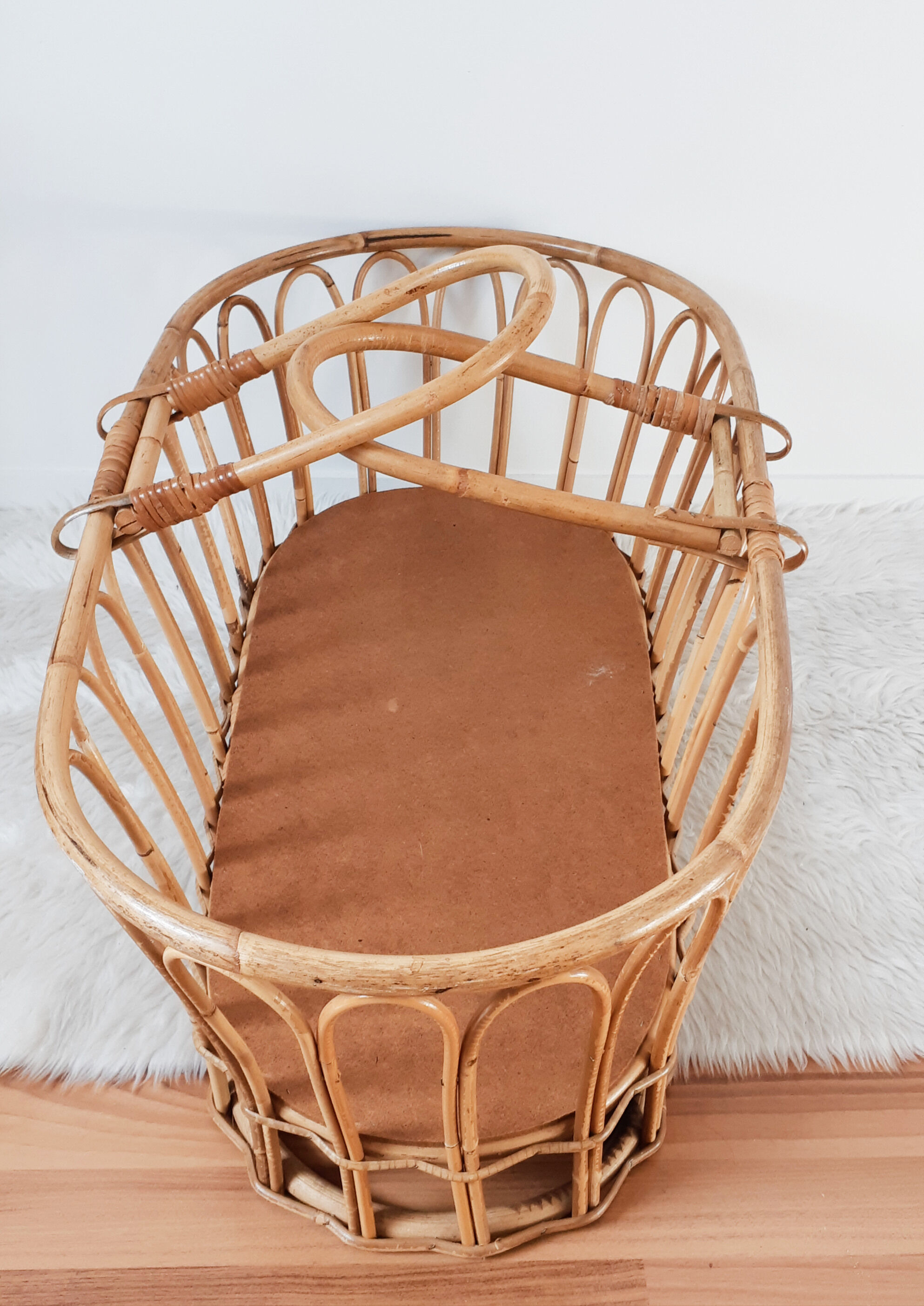 cradle, bassinet, rattan