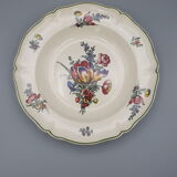 Série de 5 assiettes creuses Villeroy et Boch décor Mettlach fleurs