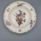 Series of 5 hollow plates Villeroy and Boch décor Mettlach flowers