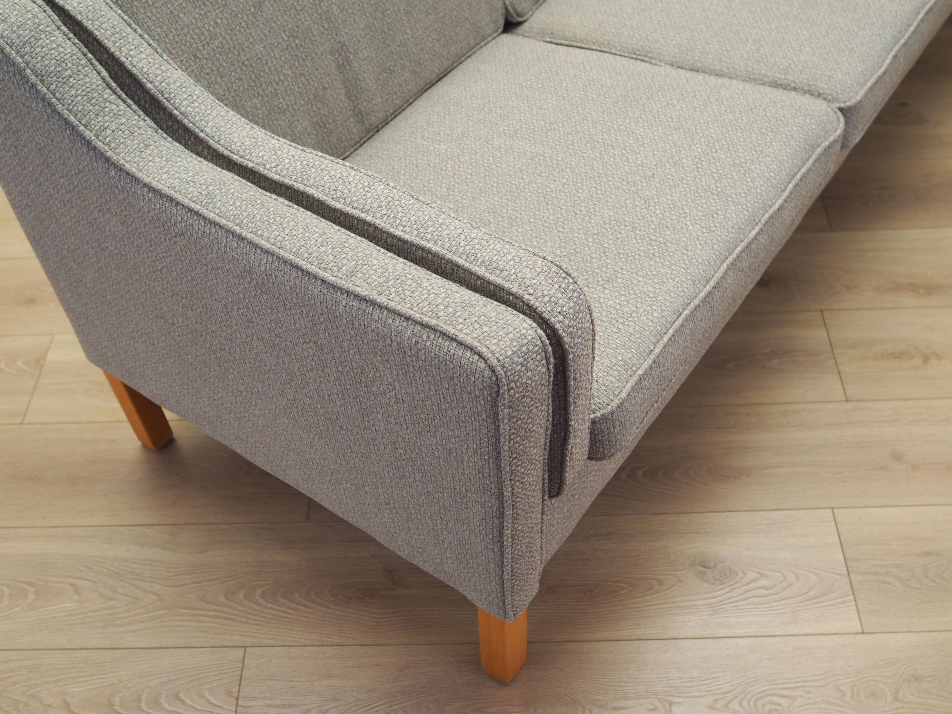 Canapé en hêtre, design danois, années 1970, production : Danemark